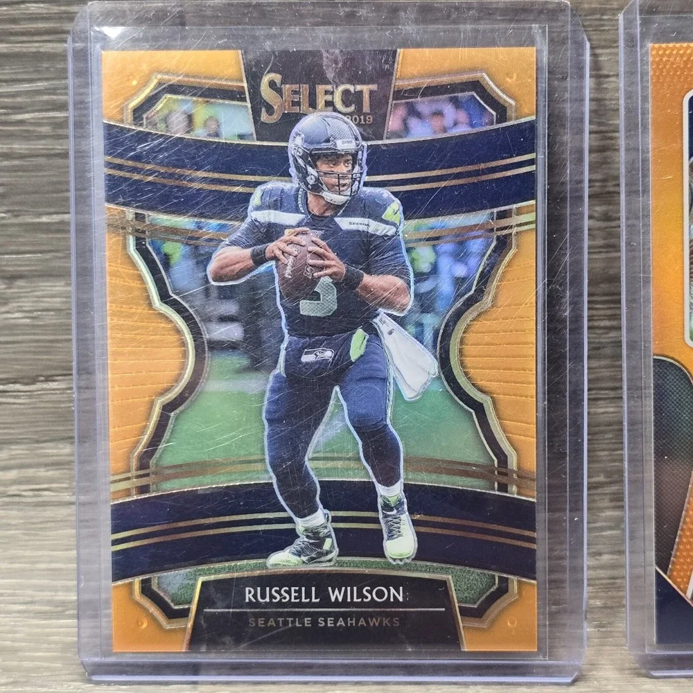 2019 Panini Select Prizm #95 Russell Willson #258 /49 /249 Lot‎ Of 2 Seahawks